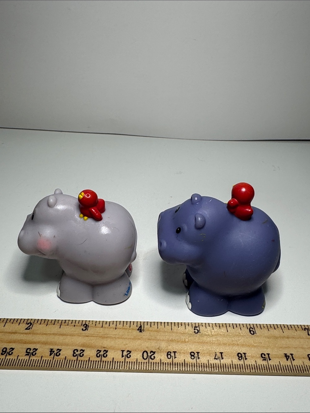 vintage Fisher-Price Little People hippopotamus figures from the 2002 Noah's Ark - Picture 2 of 5